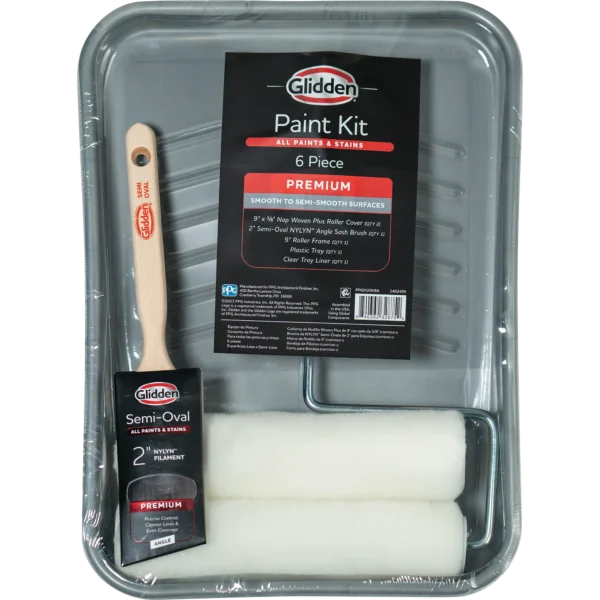 Glidden 6 Piece Premium Paint Tray Kit