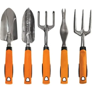 A.M. Leonard Complete Aluminum Gardening Tool Set (5 Tools)