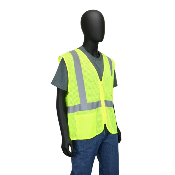 Hyper Tough ANSI Class 2 High Visibility Safety Vest, One Size Fits Most, 1 Vest - Image 10