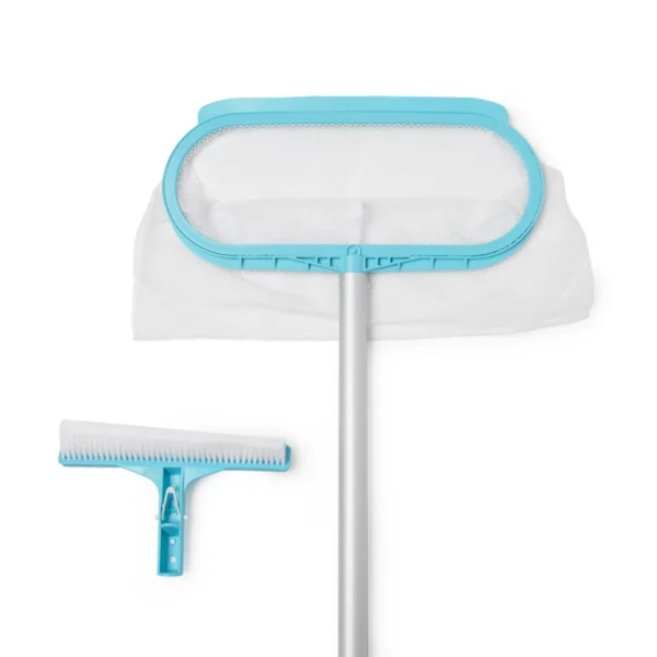Intex: Deluxe Pool Cleaning Maintenance Kit - (28003E), Vacuum Sucks Debris, Mesh Skimmer Net, 110" Telescoping Aluminum Shaft, Included Wall Brush Attachment, Pool Accessory - Image 3