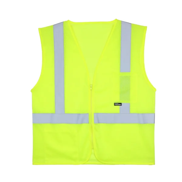Hyper Tough ANSI Class 2 High Visibility Safety Vest, One Size Fits Most, 1 Vest - Image 4