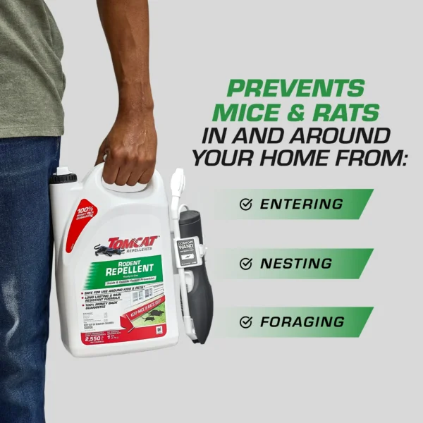 Tomcat Repellents Rodent Repellent Ready-to-Use, Mouse and Rat Prevention, 1 gal. - Image 8