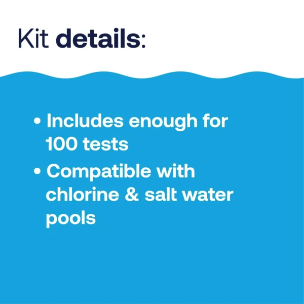 HTH Pool Care 6-Way Test Kit for Swimming Pools, 100 Tests, 1lb - Image 6