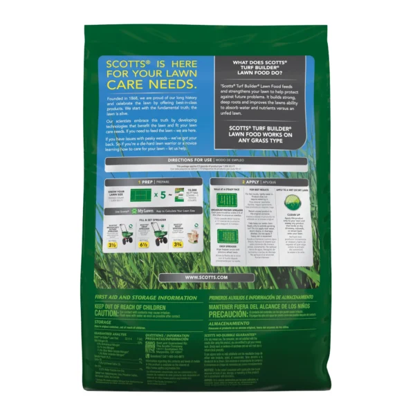 Scotts Turf Builder Lawn Fertilizer, 15,000 sq. ft., 37.50 lbs. - Image 4