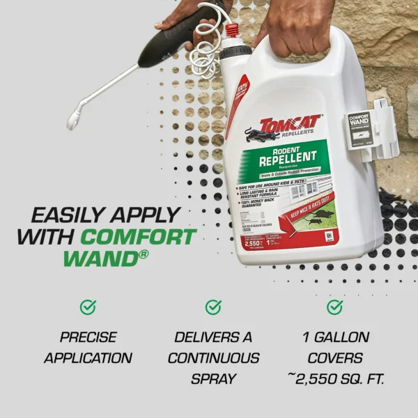 Tomcat Repellents Rodent Repellent Ready-to-Use, Mouse and Rat Prevention, 1 gal. - Image 9