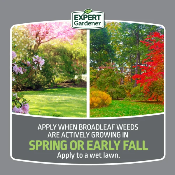 Expert Gardener Weed & Feed Plus Crabgrass Control, Lawn Fertilizer 18-0-1, 12 lb. Prevents up to 5 Months - Image 3
