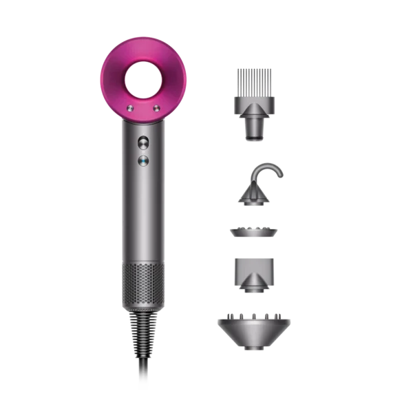 Restored Premium Dyson Supersonic™ Hair Dryer | Iron/Fuchsia (Refurbished)