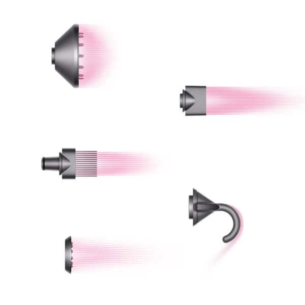 Restored Premium Dyson Supersonic™ Hair Dryer | Iron/Fuchsia (Refurbished) - Image 2