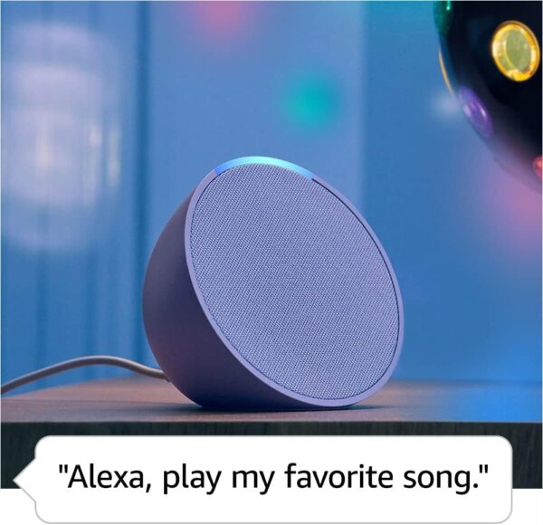 Amazon Echo Pop (newest model), Our smallest Alexa speaker, Fits in any room, Midnight Teal - Image 5